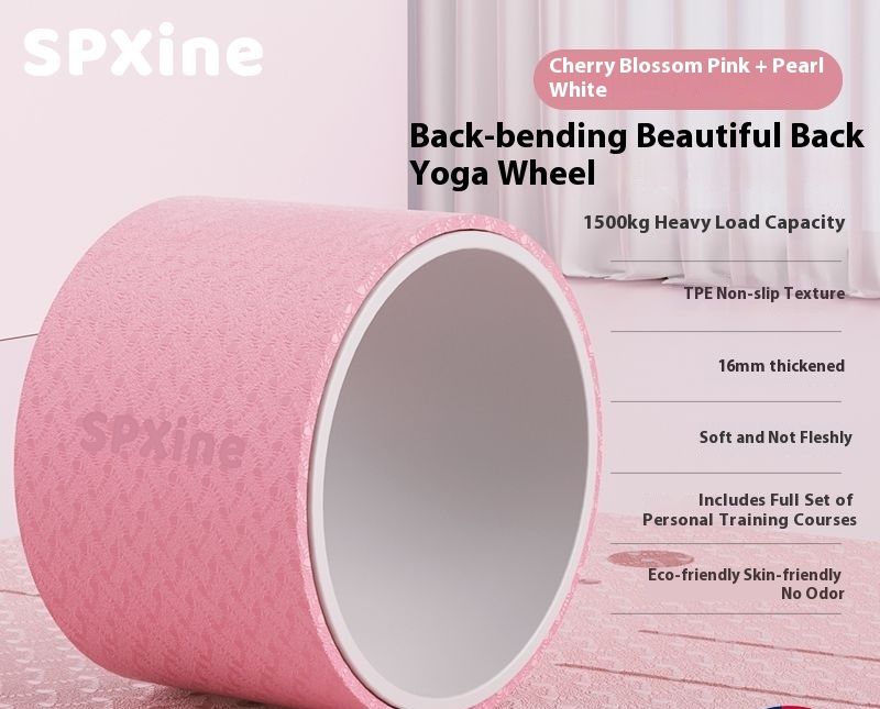 Wheel Widened Backbend Artifact For Beginners Professional Opening Beauty Pilates Yoga Circle Thick Rolling Back_voghion.com