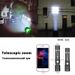 Lampe torche multifonction Cross-Border 518 LED T6 Mini Zoom pour extérieur, rechargeable par USB, à éclairage puissant_voghion.com