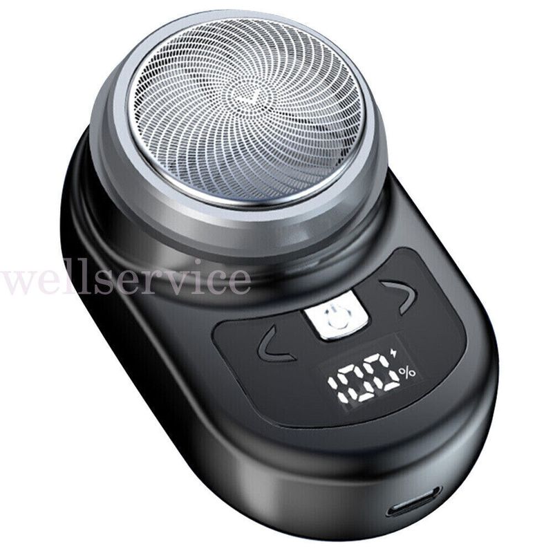 Mini Shaver USB Rechargeable Pocket Sized Portable Electric Shaver Razor For Men_voghion.com