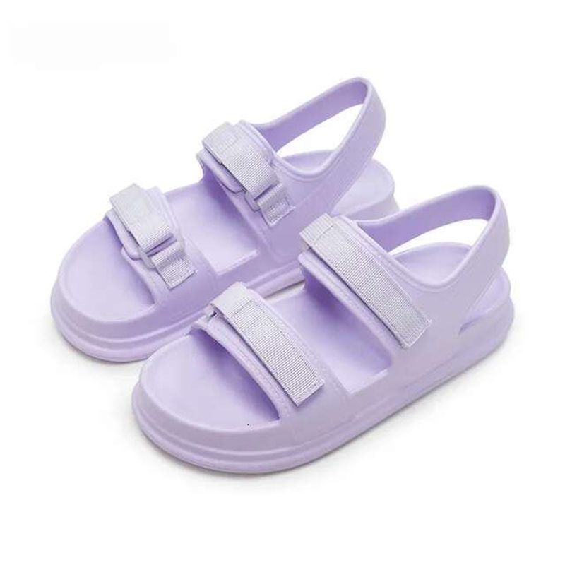 2025 New Style Fashion Patch Women's Sandals Summer Comfortable Platform Shoes Beach Outside Purple Slides Thick Sole_voghion.com