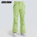 Dames skibroek Winddicht, waterdicht, warm, ademend snowboard slim sneeuwbroek_voghion.com