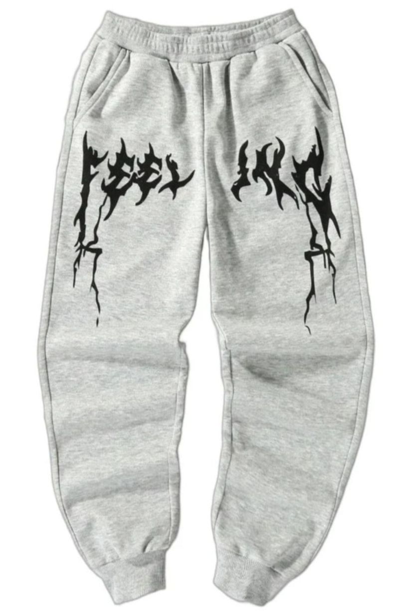 Men's Clothing Spring And Autumn Suits Trendy Casual Sports 3d Sweatpants Trousers Fitness Pants_voghion.com