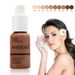 PHOERA 2pcs/set Liquid Coverage Foundation Facial Base Cream Brighten Moisturizer Mineral Full Cover Concealer Makeup TSLM1_voghion.com