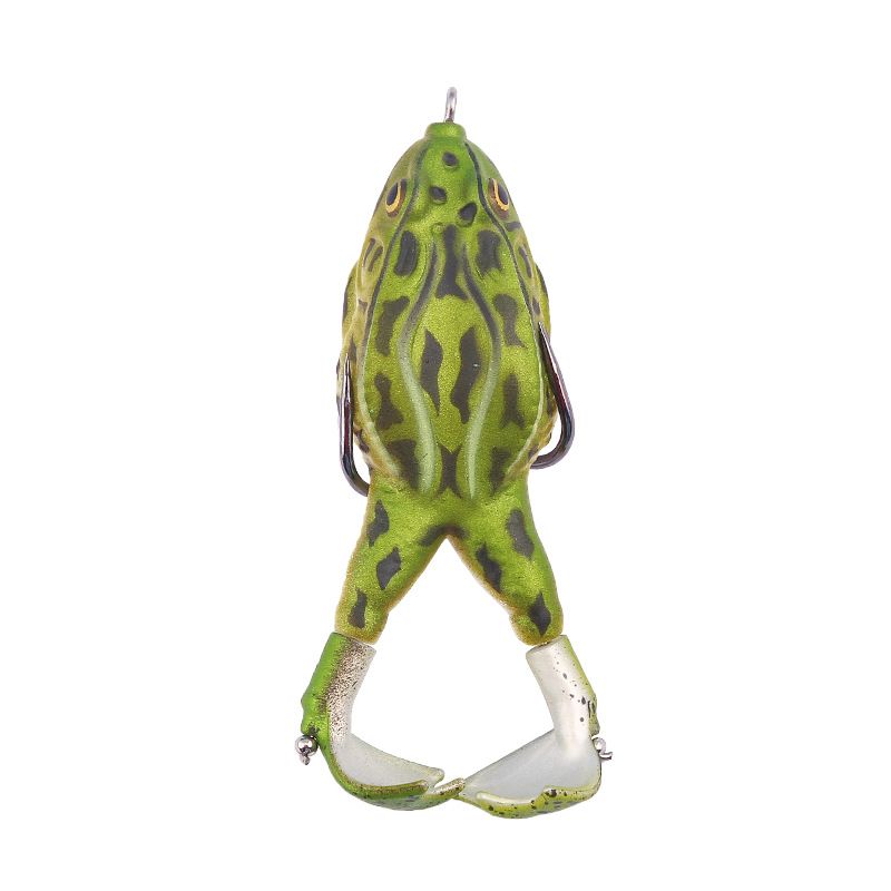 Uus peibutis Propeller Thunder Frog pehme sööt 9cm/13.6g jahipidamiseks mõeldud must topeltkonksuga kalasööt simulatsiooniga kalasööt_voghion.com