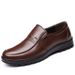 Suitable For All Seasons Woodpecker Sandals Men Summer Genuine Leather Casual Men's Top Layer Cowhide Hollow Out Soft Sole Dad Shoes_voghion.com
