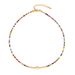 Collana Niche Love Donna Versatile Perline di Riso Colorate Fatte a Mano Catena per Clavicola_voghion.com