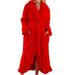 Château-Inspired Oversized Velvet Bathrobe - Oeko-Tex® Class I Certified, Recycled Polyester, Perfect For Spa Days & Historical Home Décor_voghion.com