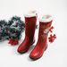 Scarpe per bambini Stivali lunghi in cotone per bambine invernali nuovi per bambini più stivali da neve caldi in velluto stivali da principessa per bambine stivali alti_voghion.com