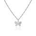 meilleurs produits de vente ins style simple pendentif papillon pompon en métal collier pendentif clavicule pour femme_voghion.com