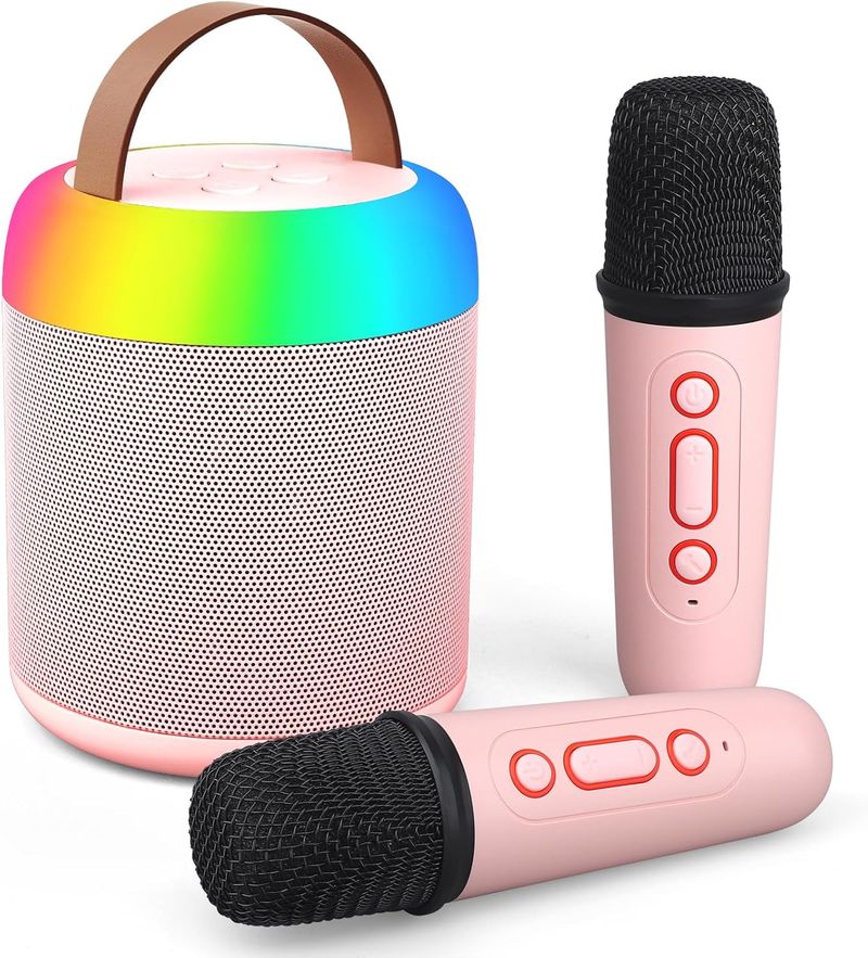 Mini Karaoke Machine Toy For Kids & Adult, 3-12 Years Old Girls Christmas Birthday Karaoke Toys Gifts For Boys Girls Party Favors Supplies_voghion.com