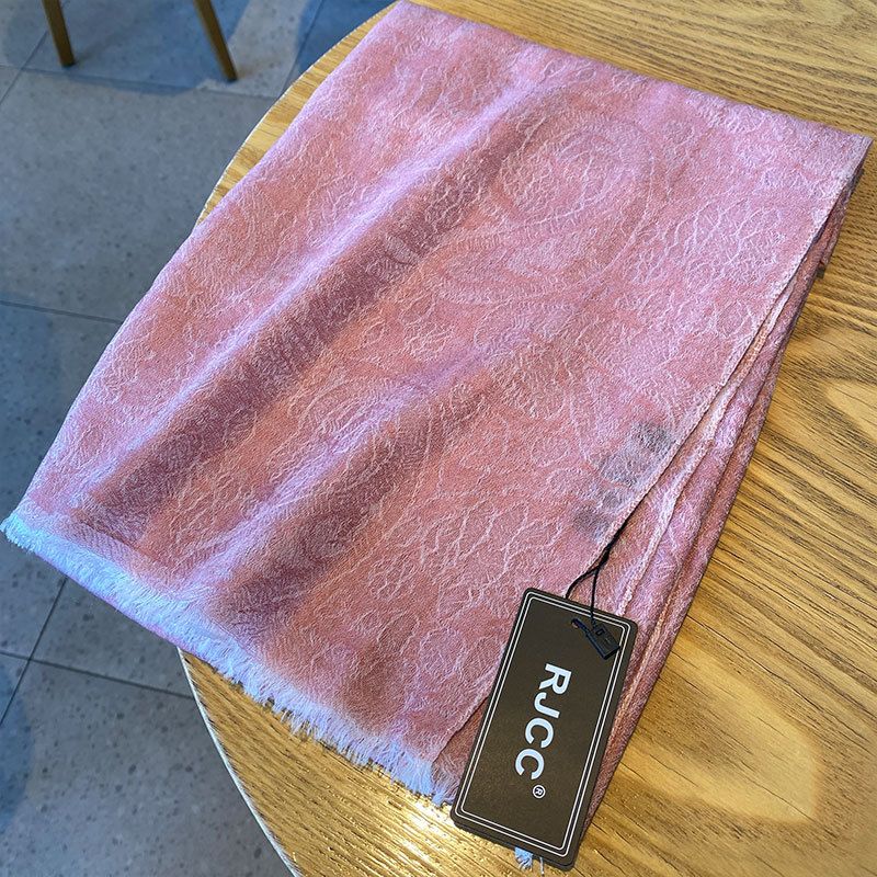 Rjcc/Rongjie Spring Summer Ring Cashmere Thin Paisley Woven Office Air Conditioning Shawl Unisex Scarf_voghion.com