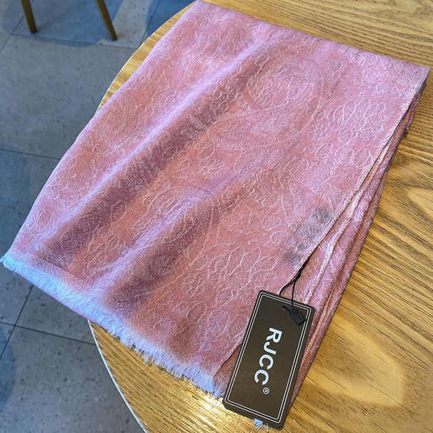 Rjcc/Rongjie Spring Summer Ring Cashmere Thin Paisley Woven Office Air Conditioning Shawl Unisex Scarf_voghion.com
