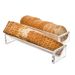 Simple European acrylic rectangular tray restaurant dessert biscuit storage tray fruit food display rack wholesale_voghion.com
