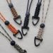 Outdoor Camping Multifunctional Hanging Bucle Triangle Wrist Adjustable Elastic Rope Chain Seven-Core Anti-Lost EDC_voghion.com