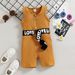 Mother&Kids Kids' summer hipster tank top with zipper little kids' letter belt romper shorts_voghion.com
