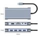USB C Hub Type C To HDMI-kompatibilní RJ45 5 6 8 11 Porty Dokovací stanice s PD TF SD AUX USB Hub 3 0 Rozbočovač pro MacBook Air Pro PC HUB_voghion.com