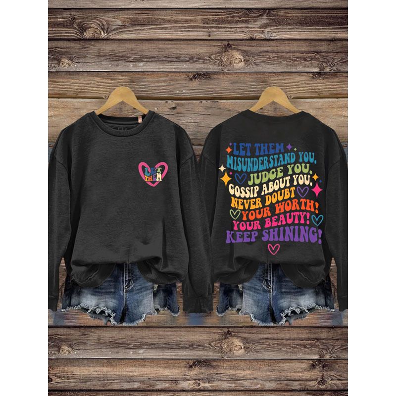 Damenbekleidung Rundhals-Sweatshirt mit Aufdruck Frühling und Herbst im heißen Stil, lässig, vielseitig, langärmeliges Herren-Sweatshirt_voghion.com