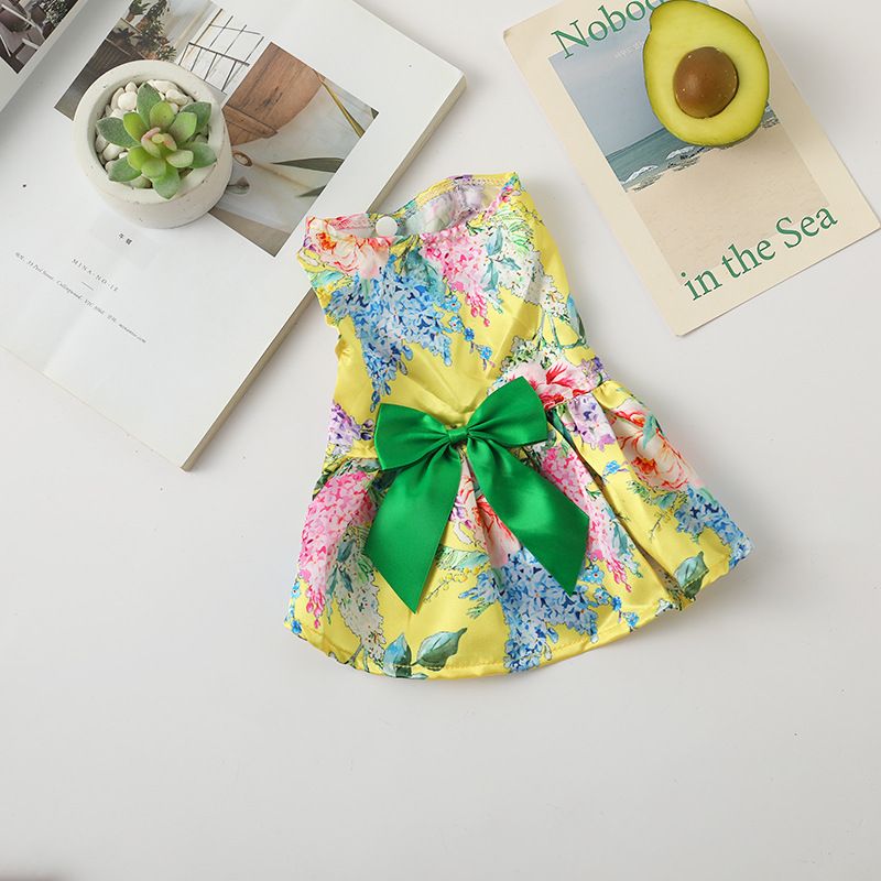 Spring And Summer Thin Dress Style For Cats, Teddy, Bichon, Small Dogs, Breathable Pet Clothes_voghion.com