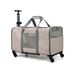 Convertible Outdoor Convenient Foldable Universal Wheel Breathable Trolley Bag Handheld Crossbody Large Capacity Pet_voghion.com