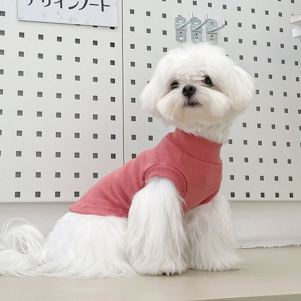 Sleeveless bottoming shirt pet puppy clothes Teddy small dog than Bear Cat home autumn and winter wholesale spring and summer_voghion.com