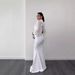 Women's Clothing Two Piece Set Beaded Halter Neck Top Sling Slim Fishtail Skirt Suit_voghion.com
