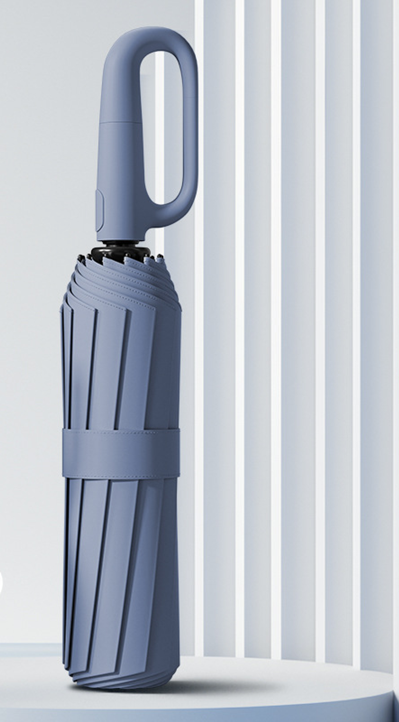 Fully Automatic 60 Bone Buckle Rain And Shade Dual-use Protection Folding Umbrella, Business Sun Umbrella_voghion.com