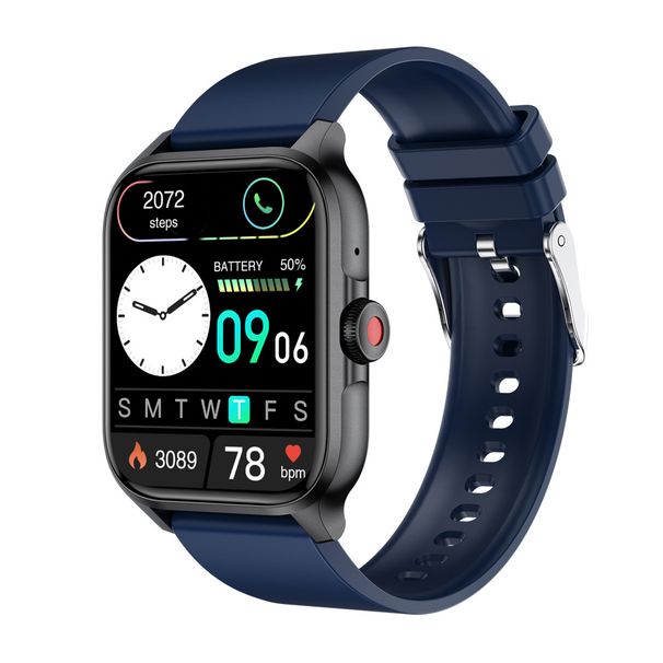 Relógios Digitais Smart Watch Qx15 Smartwatch Bluetooth Chamadas, Frequência Cardíaca, Pressão Arterial, Oxigênio no Sangue, Informações sobre Exercícios, Reprodução de Música_voghion.com