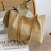 Tote Women's Large Capacity 2024 New Spring/Summer Grass Weaving Shoulder Bag with Advanced Sense for Work and Commuting_voghion.com