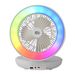 ZQS1457 Opvouwbare Bluetooth-luidspreker met ventilator Desktop Home Outdoor Camping RGB-licht Stereo_voghion.com