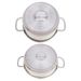 Serenk Modernist Cookware Set Saute Pan Stock Pot, 4 pcs_voghion.com