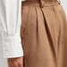 Women's High-Waisted Wide-Leg Dress Pants - Office Trousers With Flowy Hem & Side Pockets - Polyester Blend Stretch Fabric (Black/Khaki, S-XXL)_voghion.com