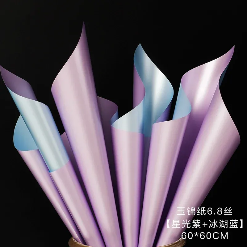 Papel impermeable para ramo de floristería, papel de regalo de flores frescas de colores de doble cara, paquete de 20 unidades_voghion.com