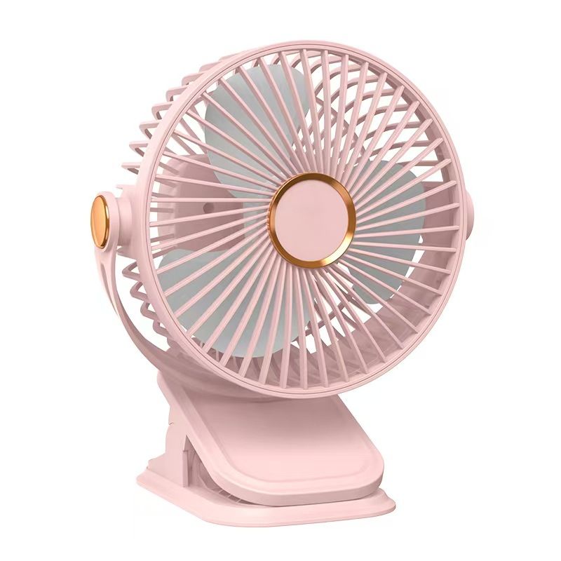 New USB Rechargeable Desktop Mini Portable Baby Stroller Clip Small Fan_voghion.com