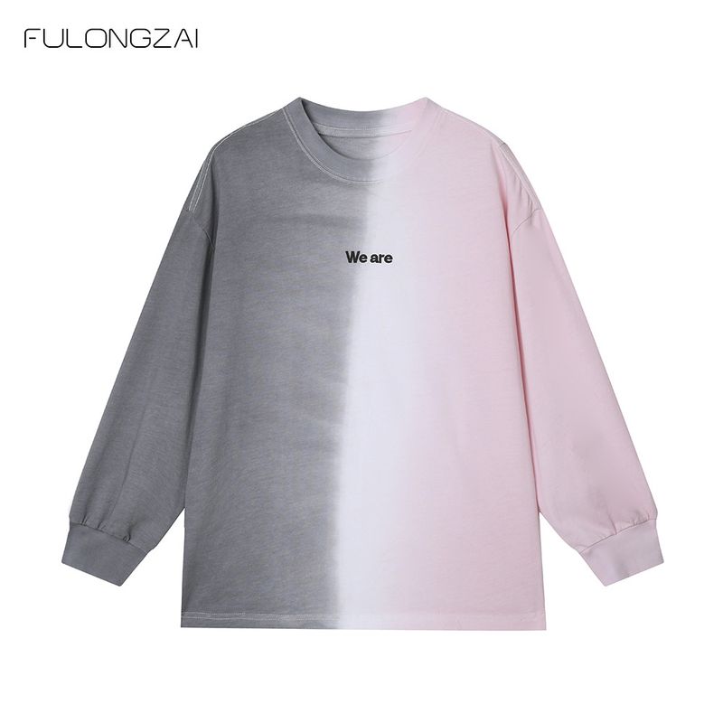 Eltern-Kind-Kinderkleidung Jungen und Mädchen Neue große und mittelgroße Kinder lockere Baumwolle modische Kinder-T-Shirts_voghion.com