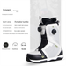 Snowboard-Schnellschnürschuhe für Damen und Herren, geeignet für Carving, Sliden, Freestyle und Freestyle-Skifahren, E18_voghion.com