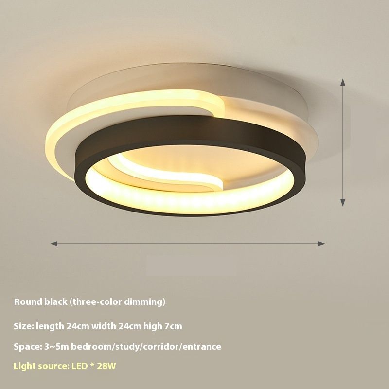 Gang moderne entree Scandinavische woonkamer plafond slaapkamer hoofdlicht, Zhongshan verlichting, minimalistisch balkon_voghion.com