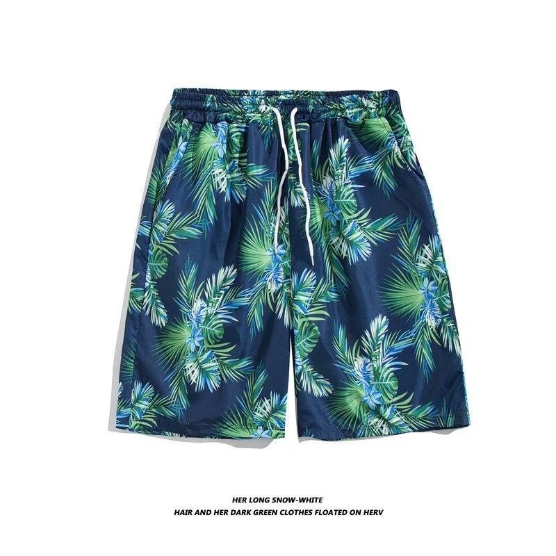 Premium-Produkte Sommer-Shorts mit schnelltrocknendem Strand-Design, Badehose, modisch bedruckte, übergroße, lockere Freizeitshorts für Herren_voghion.com