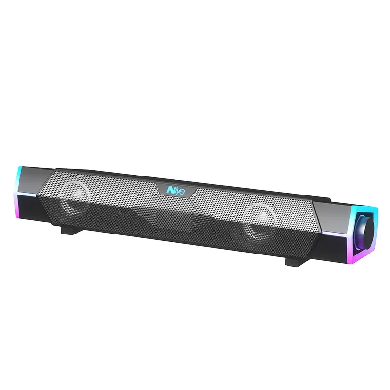 4D Computer Bluetooth 5.0 Wired Loudspeaker Surround Stereo Speakers Subwoofer Soundbar For Laptop_voghion.com