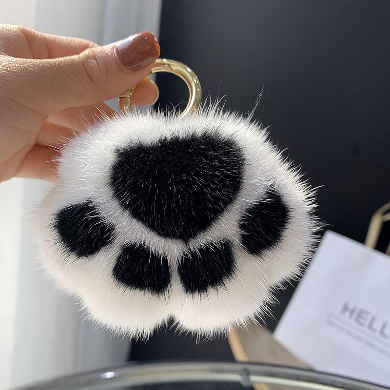 Bag Charms Cat Claw Plush Pendant Girl Heart Schoolbag Pendant Cute Cat Keychain Pendant Girl Gift_voghion.com