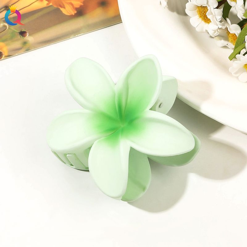 Women's Hair Accessories Sweet Flower Plastic Hair Claws_voghion.com