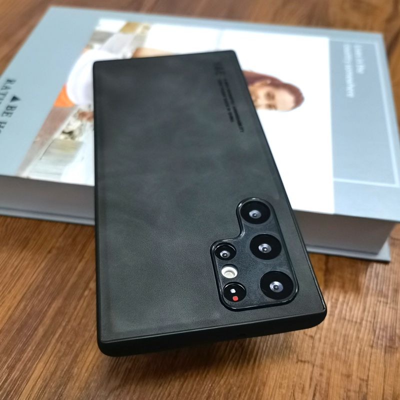 Magnetische Lederen Auto Case Voor Samsung Galaxy S23 S22 S21 S20 Ultra Plus Fe A54 A14 A52 A52S A73 5G A12 S10 S10E Note 20 10 Cover_voghion.com