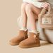 Women's Tasman Slippers: Platform Winter Ankle Booties In Shearling Suede - Classic Ultra Mini Boot Slippers_voghion.com