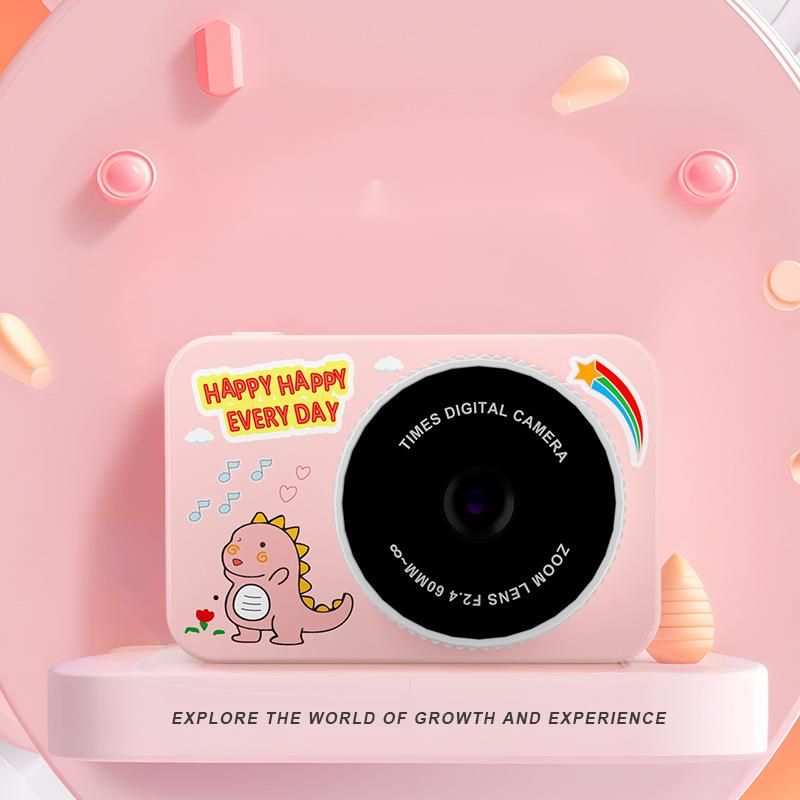 HD Front And Rear Dual Hot-Selling Mini Touchscreen Cartoon Digital Camera Children's DSLR Toy_voghion.com