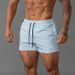 Short de sport d'été décontracté pour hommes, short de plein air, respirant, décontracté, course à pied, Fitness, pantalon à trois points, tendance_voghion.com