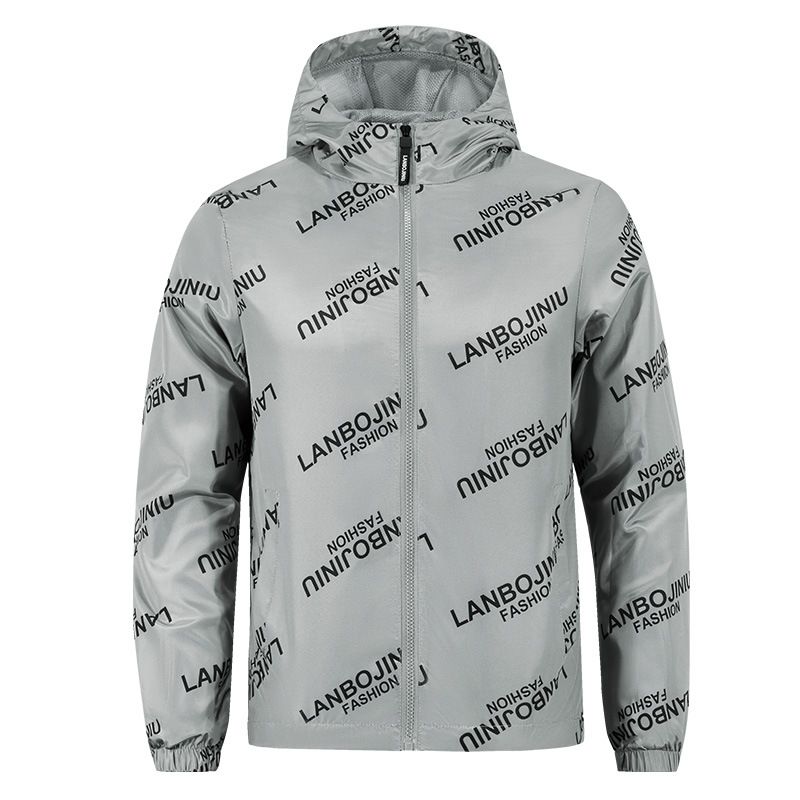 Men's blazer Spring/Fall light outdoor running windproof hooded coat_voghion.com