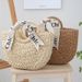 Dropshipping-Handtasche, handgewebte Strohtasche, papiergewebte Damentasche, Strohtasche, gefälschte Handtasche, runde Beuteltasche_voghion.com