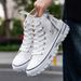2025 Spring New Korean Breathable High Top Men's Canvas Trendy Casual Board Versatile Student Single Shoes_voghion.com