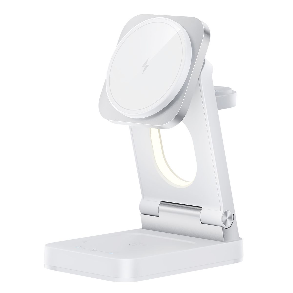 Cross Border New Product Foldable Magnetic Three In One Wireless Fast Charging Charger Suitable For Mobile Phone Holder Wireless Charging_voghion.com