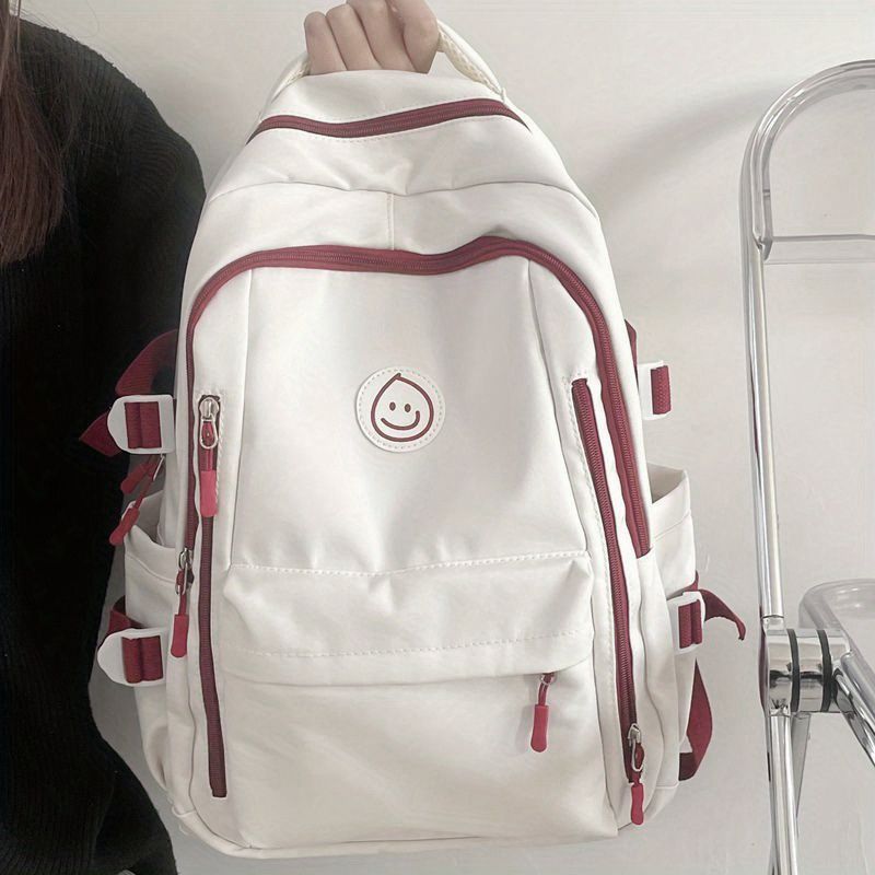 Zaino femminile Studente di scuola media ad alta capacità Moda coreana Versatile studente di scuola superiore in stile college_voghion.com