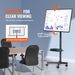 VEVOR Mobile TV Stand, Mobile TV Cart For 23 To 60 Inch TVs, Height Adjustable Portable TV Stand With Wheels, With A Tray For Audio-Visual Devices,_voghion.com